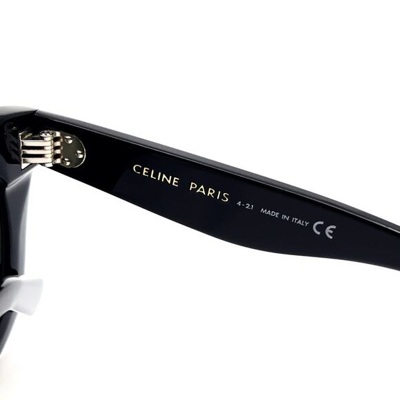 New! CELINE Sunglasses CL4005FN 01N Authentic - Picture 11 of 14